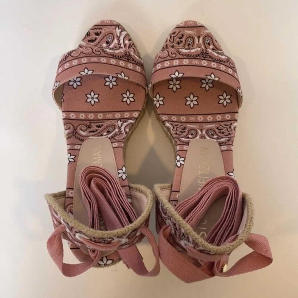 Sam Edelman Paisley Wedge Sandal in Size 39